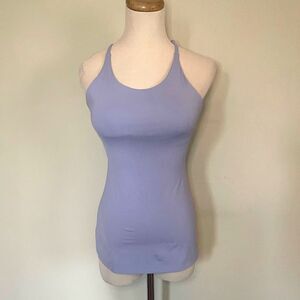 [Reflex] Light Blue Padded Yoga Top Sz: 2